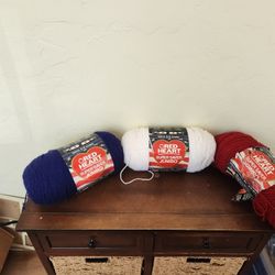 Red, White And Blue yarn 