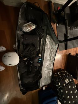 Snowboard Set Boots Board Binding Bag