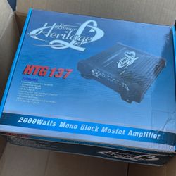 Lanzar 2000 Watt Amp 1000 Watt Rms 