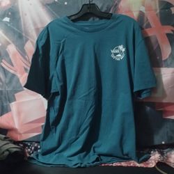 Men's Turquoise Vans Shirt Extra Large