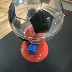 Soccer ball candy dispenser