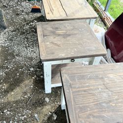 Old Farm Table Set