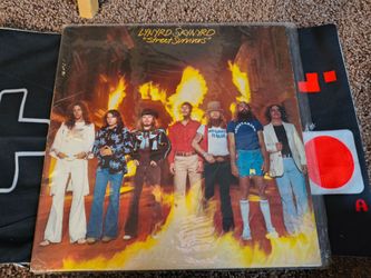 Lynyrd Skynyrd Street Survivors 1977 Flames Cover LP w/ Insert