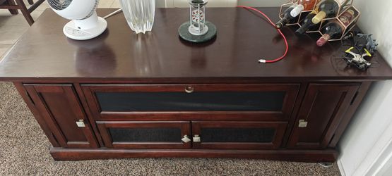 Solid Wood Media Table