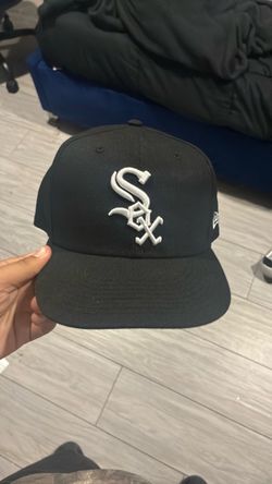 Black sox hat 7 5/8 brand new