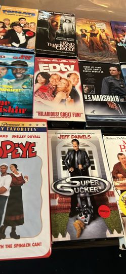 42 vhs movie bundle all for $40
