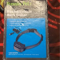 Premier Pet Rechargeable Collar 8lbs 6 Months Retail Value $130