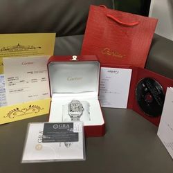 VVS Cartier Moissanite Watch 