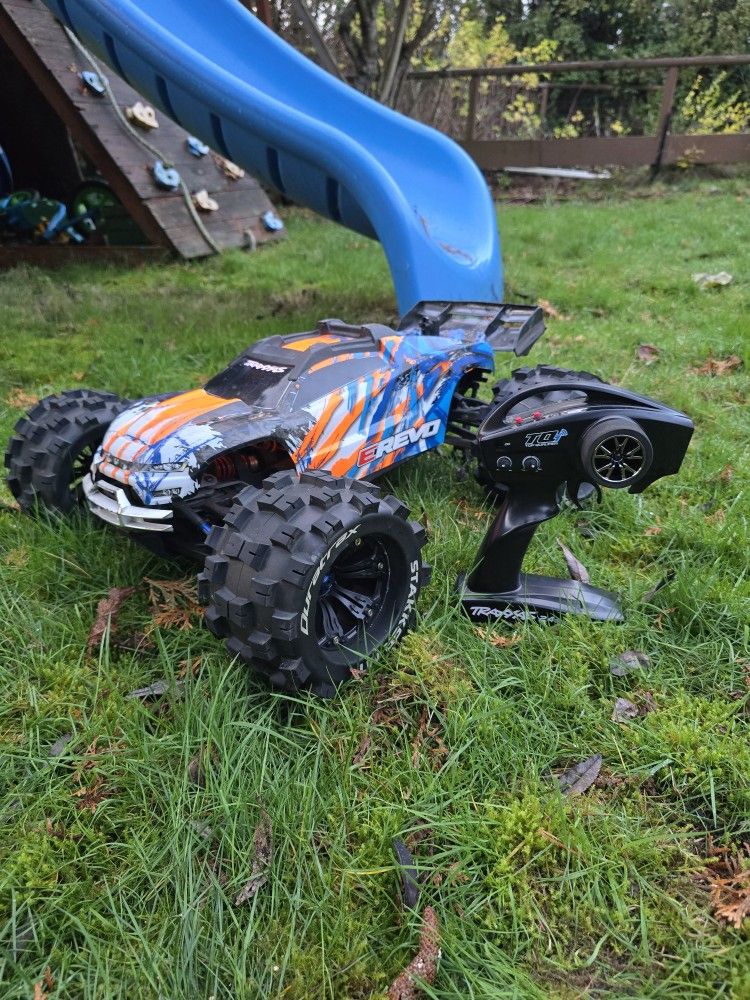 Traxxas E-Revo 2.0 With Upgrades And Battery RTR