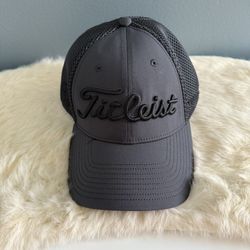 Titleist Foot Joy Pro V1 Black Gray Hat Cap