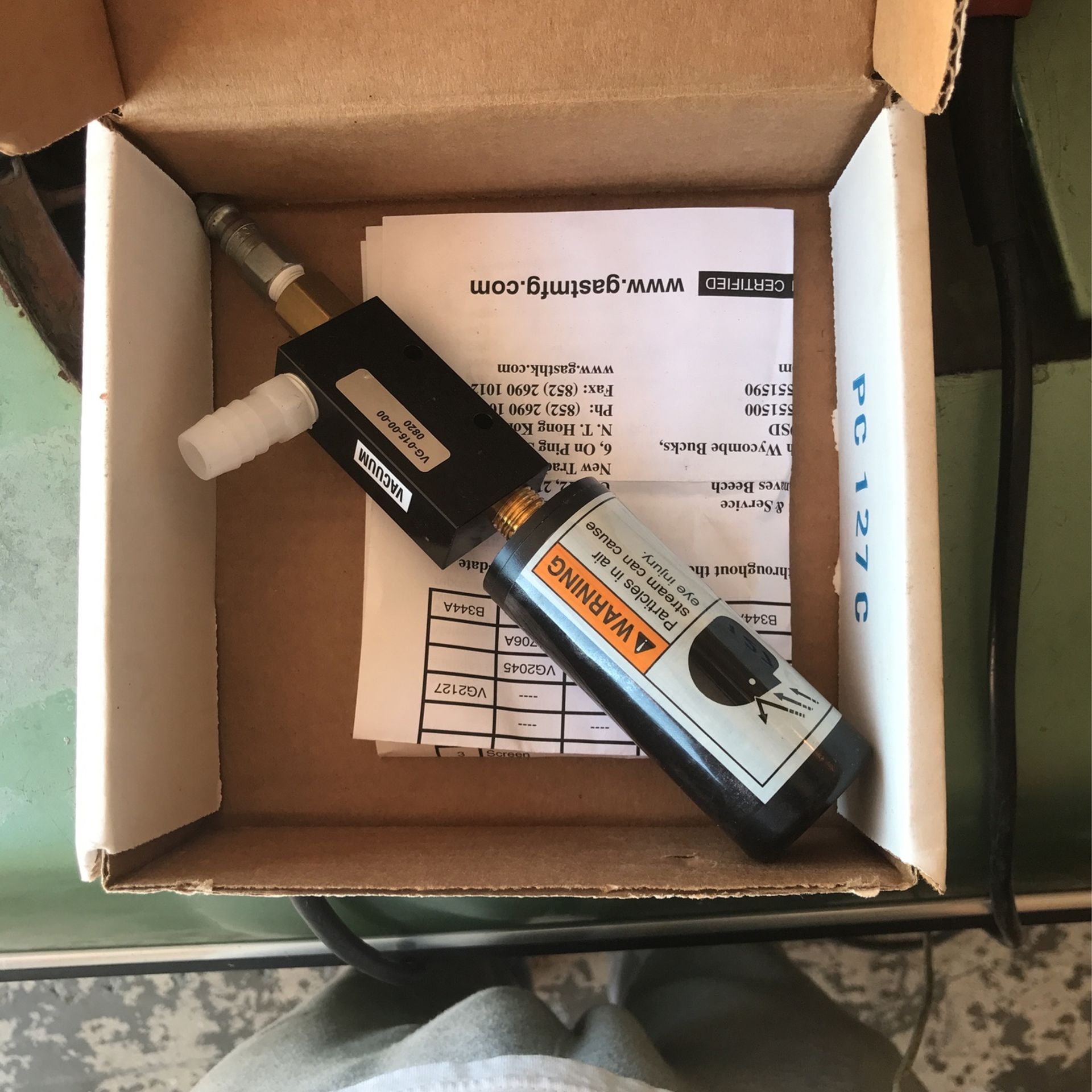 GAST Vacuum Generator (Composites)