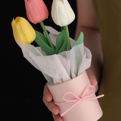 Tulip Bucket And  Wrapping Paper