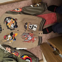 Red purple brand jeans 