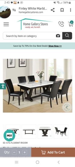 Finley White Marble And Cordovan Dark Cherry Dining Room Table