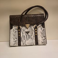 Brown And Beige Purse