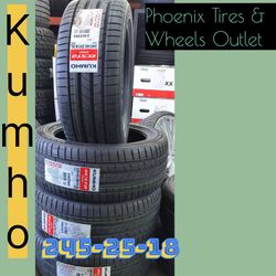 ​🏎️ Kumho Ecsta Sport Tires ​Size & Fitment: 245/45R18 ​Description: Engineered for high-performance handling, superior wet/dry traction, and a respo