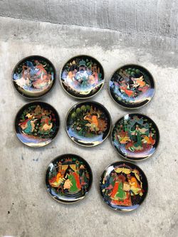 The tsarvicks bride plate (8 plates)