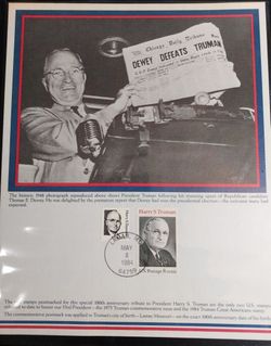 Presidential Commemorative Stamps Folio-Harry S. Truman