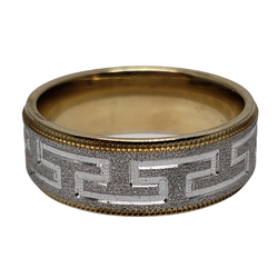 Wedding Band Ring in 10k Yellow Gold WGB-022