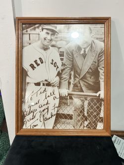 Baseball Signed, Framed Photo