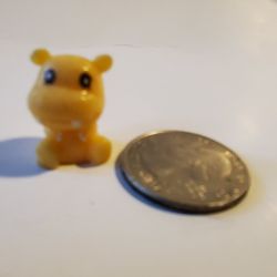 1" Small Baby Hippo Toy Figurine 