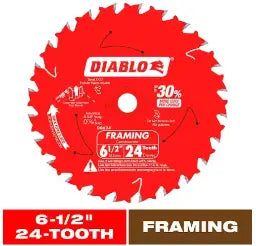 DIABLO - 6-1/2in. x 24-Teeth Framing Circular Saw Blade for Wood