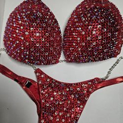 Red NEW Competition Bikini Suit 