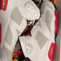 Air jordan 6 hare  size 13 great condition 