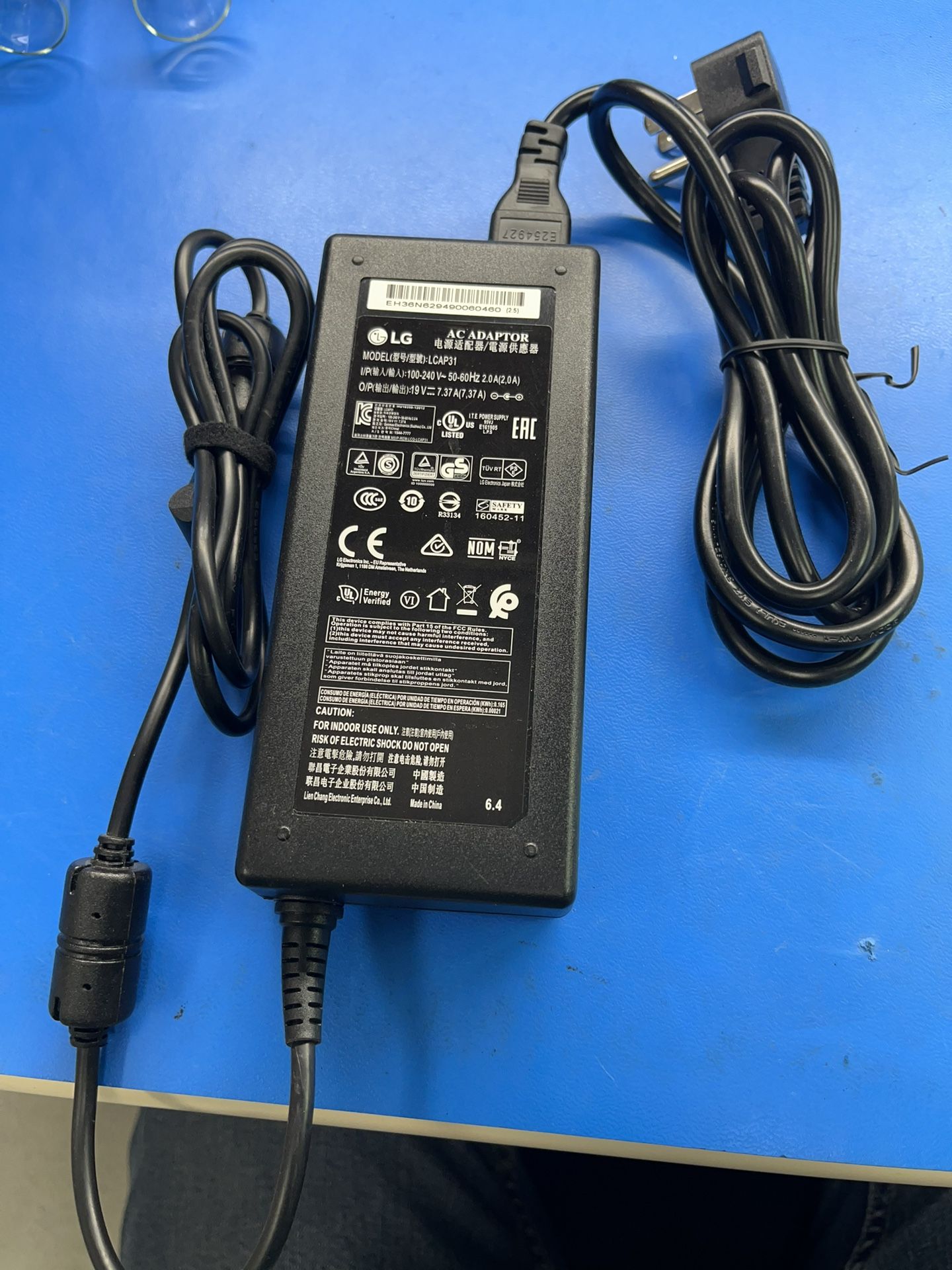 Genuine Original LG AC Adapter LCAP31 for 34uc87m Monitor
