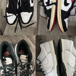 Jordan 1 & Nike Dunk low Size 9