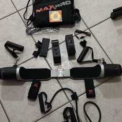 MAXPRO Fitness: Cable Home Gym | As Seen on Shark Tank | Versatile, Portable, Bluetooth Connected | Strength, HIIT, Cardio, Plyometric, Powerful 5-300