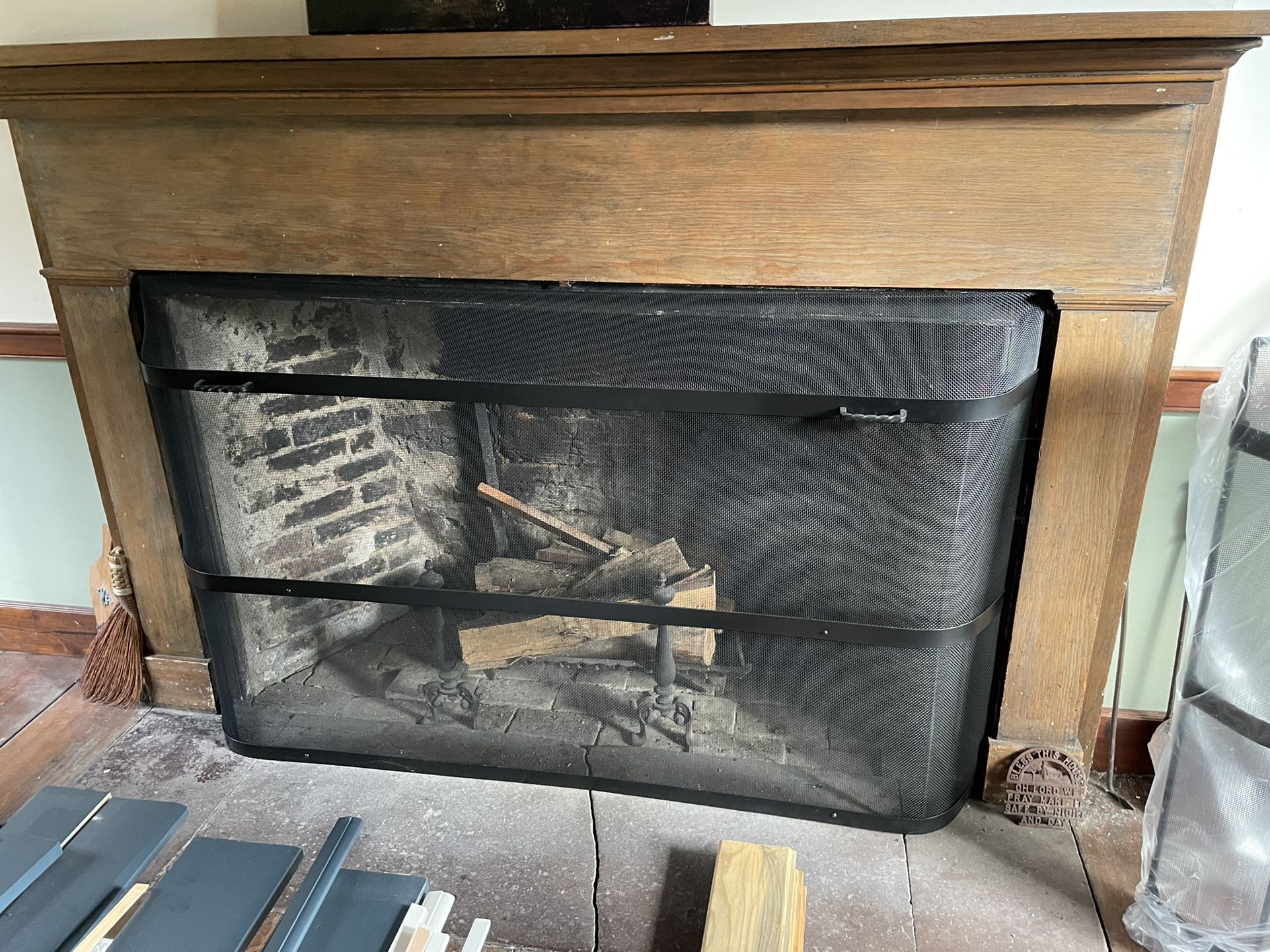 Fireplace Spark Guard Screen 