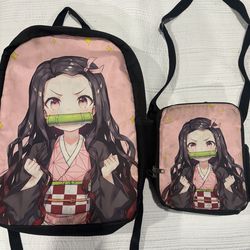 Nezuko demon slayer backpack