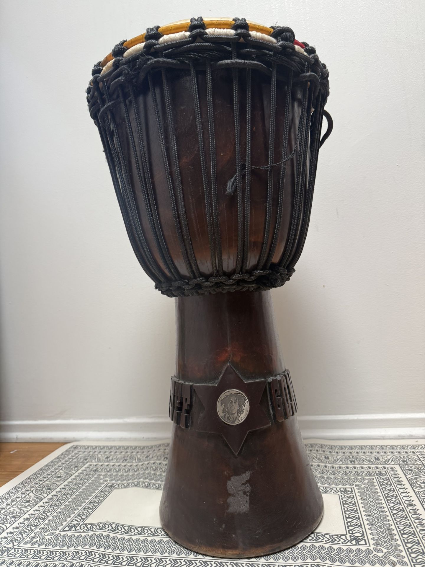 Bob Marley Handmade djembe 