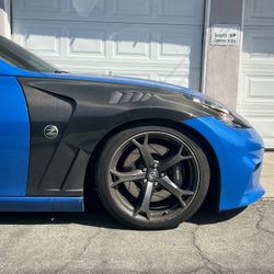 370z Vented Carbon Fiber Fenders Nissan Nismo Z34 09+ Fly1 Motorsports Seibon Alliance Carbon