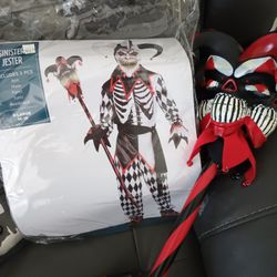 Halloween Costume Scary Jester