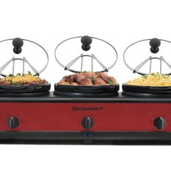 NEW - Triple Slow Cooker