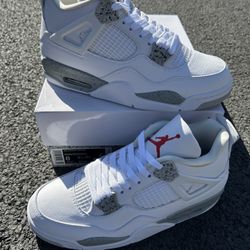 Jordan 4 Retro White Oreo  