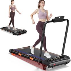 Brand New In Box Foldable Treadmills for Home, Quiet Treadmill with 10% Incline, Walking Pad Treadmill with Desk, 350lbs Weight Capacity Walking or Ru