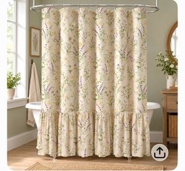 Boho shower curtain new open package