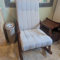 Grey Rocking Chair