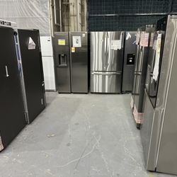 Brand new Stainless Steel Refrigerators With Warranty Starting At 599!