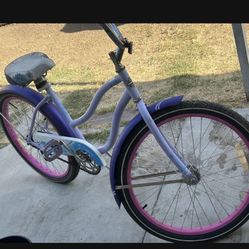 beach cruiser bike size 24” 