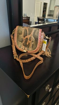 BAG BLOWOUT- Authentic snakeskin/gator skin Brahmin Shoulder Bag