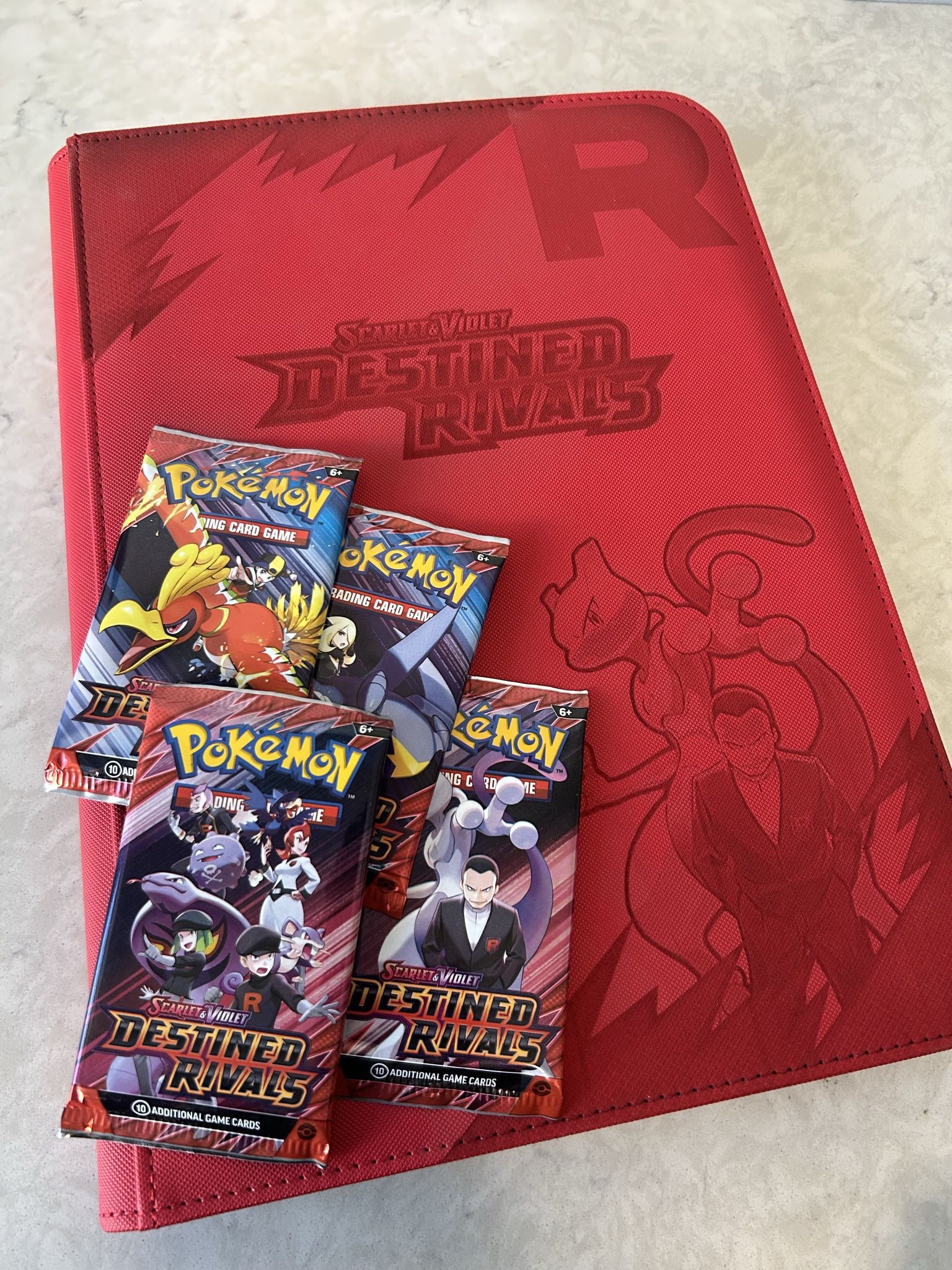 Custom vaultx Destined Rivals Pokemon Card Binder