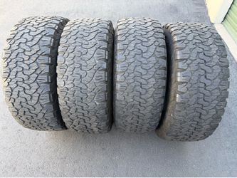 (4) 315/70R17 BFGoodrich All Terrain T/A KO2