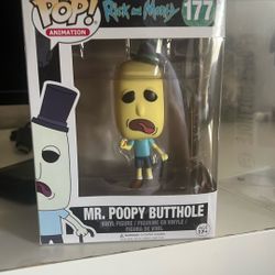 mr.poopy butthole funko pop good condition smallest scratch unnoticeable 