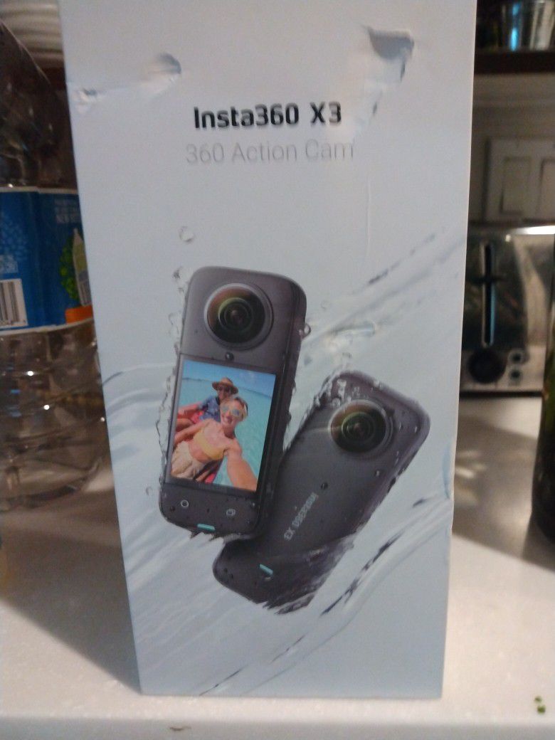 Insta360 X3 360 Action Camera, 1/2" 48MP Sensors, 5.7K, Active HDR

