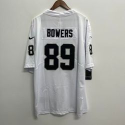 Brock Bowers #89 Las Vegas Raiders Jersey 