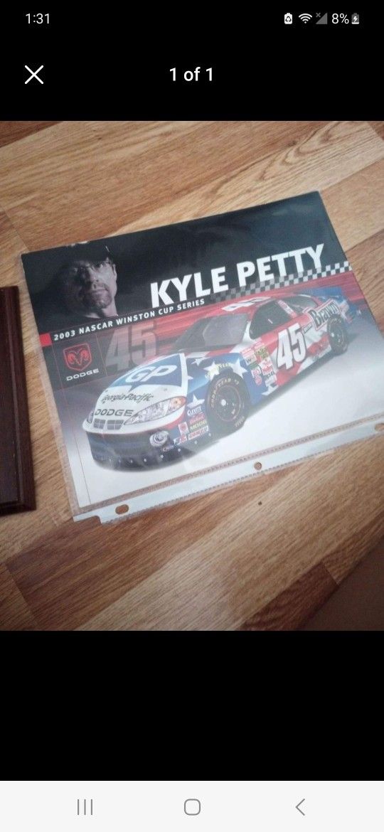 Kyle Petty Hero Card In Great Condition 